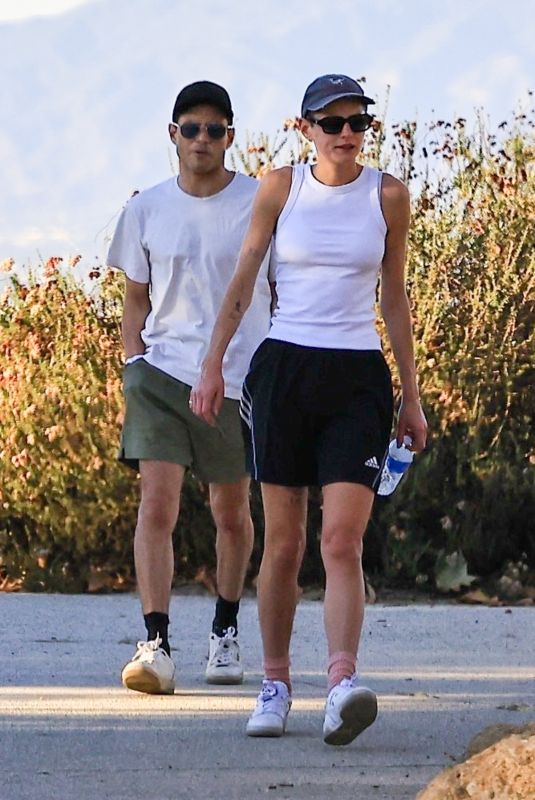 EMMA CORRIN and Rami Malek Out Hiking in Los Angeles 11/02/2023
