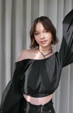 EMMA MYERS at a Photoshoot, November 2023