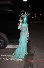 EMMA NORTON Arrives at Heidi Klum