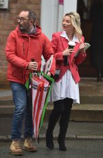 EMMA RIGBY Out Filming in Liverpool 11/08/2023