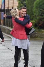 EMMA RIGBY Out Filming in Liverpool 11/08/2023