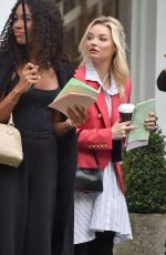 EMMA RIGBY Out Filming in Liverpool 11/08/2023