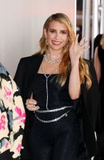 EMMA ROBERTS Arrives at Swarovski x SKIMS Event in New York 11/07/2023