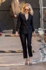 EMMA STONE Arrives at Jimmy Kimmel Live! in Hollywood 11/16/2023