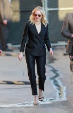 EMMA STONE Arrives at Jimmy Kimmel Live! in Hollywood 11/16/2023