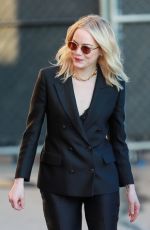EMMA STONE Arrives at Jimmy Kimmel Live! in Hollywood 11/16/2023