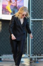 EMMA STONE Arrives at Jimmy Kimmel Live! in Hollywood 11/16/2023