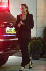 EMMA WEYMOUTH Leaves Dorchester Hotel in London 11/10/2023