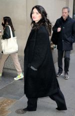 EVE HEWSON Arrives at NBC Studios in New York 11/14/2023