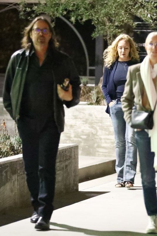 FELICITY HUFFMAN and William H. Macy Leaves a Double Date Dinner in Hollywood 11/18/2023