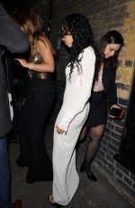 FKA TWIGS Leaves Chiltern Firehouse in London 11/23/2023