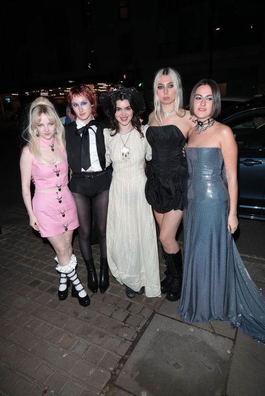 GEORGIA DAVIES, ABIGAIL MORRIS, AURORA NISHEVCI, MILY ROBERTS and LIZZIE MAYLAND Arrives at Rolling Stone UK Awards 2023 in London 11/23/2023