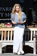 GIA SKOVA Out at Country Mart in Brentwood 11/25/2023