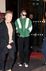 GIGI HADID Leaves Her Hotel in Paris 11/27/2023