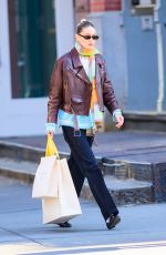 GIGI HADID Leaves Her Store in New York 11/02/2023