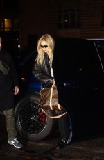 GIGI HADID Night Out in Paris 11/19/2023