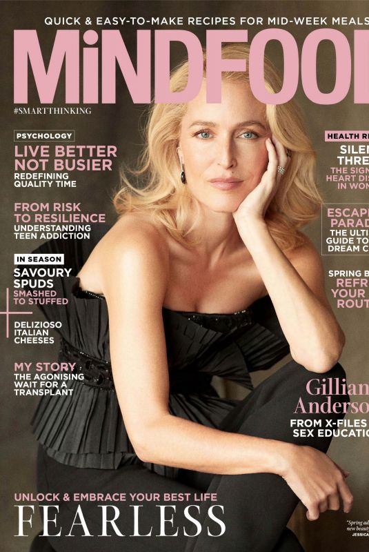 GILLIAN ANDERSON in Mindfood Magazine, October 2023