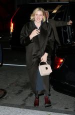 GRETA GERWIG Night Out in New York 11/14/2023