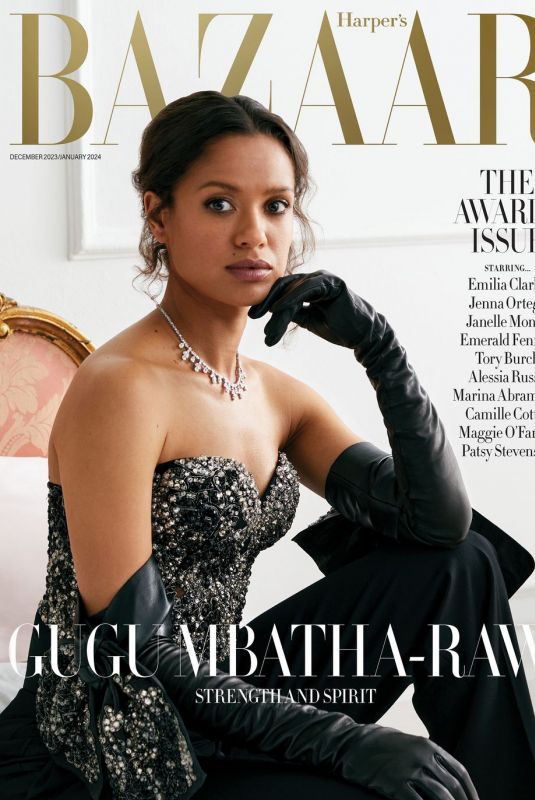 GUGU MBATHA-RAW for Harper’s Bazaar UK, December 2023/January 2024