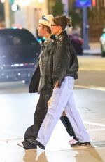 HAILEY and Justin BIEBER Night Out in Los Angeles 11/26/2023