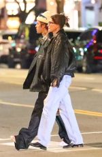 HAILEY and Justin BIEBER Night Out in Los Angeles 11/26/2023