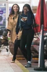 HAILEY BIEBER and JUSTINE SKYE Oit for Dinner with a Friend at Sushi Park in West Hollywood 11/29/2023