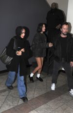 HAILEY BIEBER and ZOE KRAVITZ at Sushi Park in West Hollywood 11/08/2023