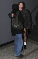 HAILEY BIEBER and ZOE KRAVITZ at Sushi Park in West Hollywood 11/08/2023