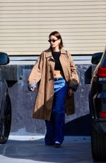 HAILEY BIEBER Out for a Sunday Breakfast in Beverly Hills 11/26/2023