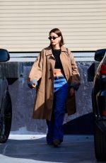 HAILEY BIEBER Out for a Sunday Breakfast in Beverly Hills 11/26/2023