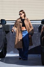 HAILEY BIEBER Out for a Sunday Breakfast in Beverly Hills 11/26/2023
