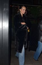 HANA CROSS Leaves Chiltern Firehouse in London 11/16/2023