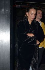 HANA CROSS Leaves Chiltern Firehouse in London 11/16/2023