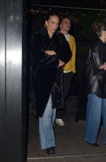 HANA CROSS Leaves Chiltern Firehouse in London 11/16/2023