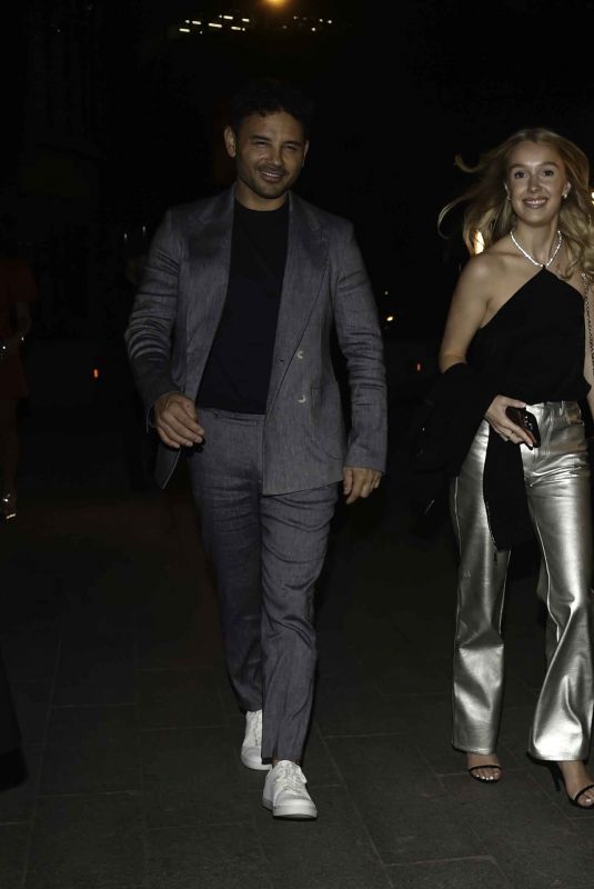HATTIE DYNEVOR Arrives at Fenix Restaurant Launch Party in Manchester 11/23/2023