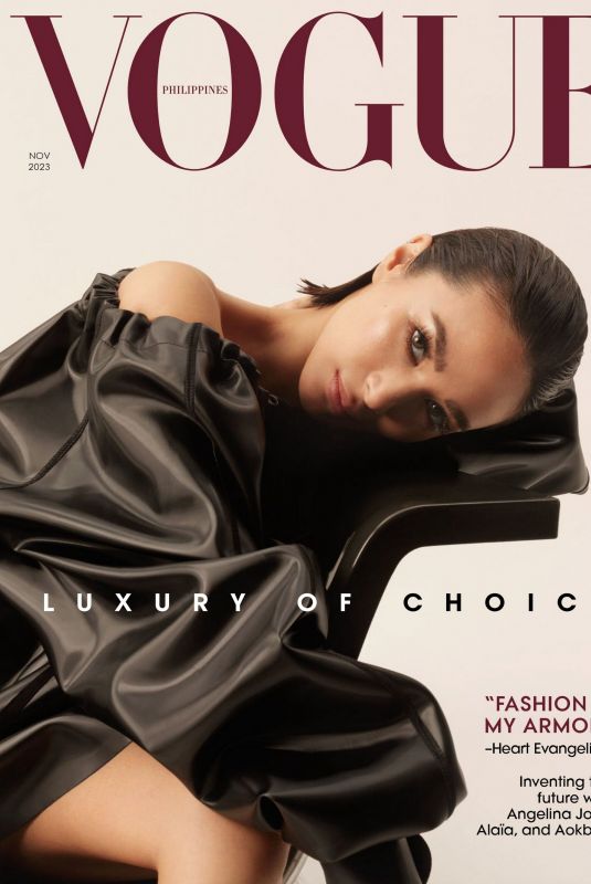 HEART EVANGELISTA in Vogue Philippines, November 2023