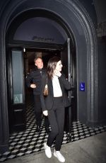 HEATHER DUBROW Out for Dinner at Craig