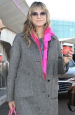 HEIDI KLUM Arrives at LAX Airport in Los Angeles 11/02/2023