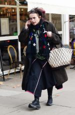HELENA BONHAM CARTER Out and About in London 11/22/2023