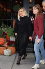 HILARY DUFF Leaves Her Hotel in New York 11/09/2023