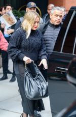HILARY DUFF Leaves Her Hotel in New York 11/09/2023