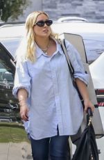 HILARY DUFF Out and About in Los Angeles 11/04/2023