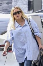 HILARY DUFF Out and About in Los Angeles 11/04/2023