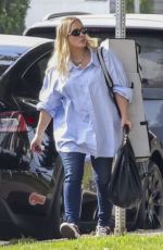 HILARY DUFF Out and About in Los Angeles 11/04/2023