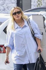 HILARY DUFF Out and About in Los Angeles 11/04/2023