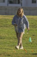 HILARY DUFF Out at a Park in Los Angeles 11/24/2023
