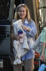 HILARY DUFF Out at a Park in Los Angeles 11/24/2023