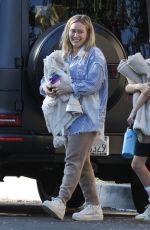 HILARY DUFF Out at a Park in Los Angeles 11/24/2023