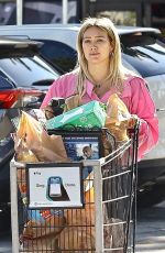 HILARY DUFF Out for Grocery Shopping in Los Angeles 11/17/2023