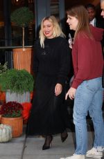 HILARY DUFF Out in New York 11/08/2023